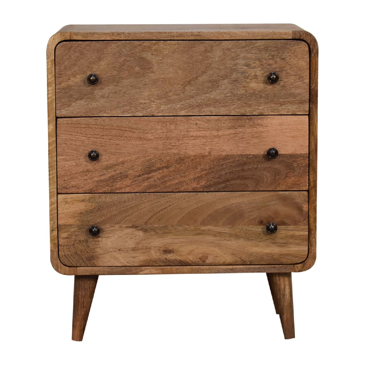 Mini Curved Oak Chest