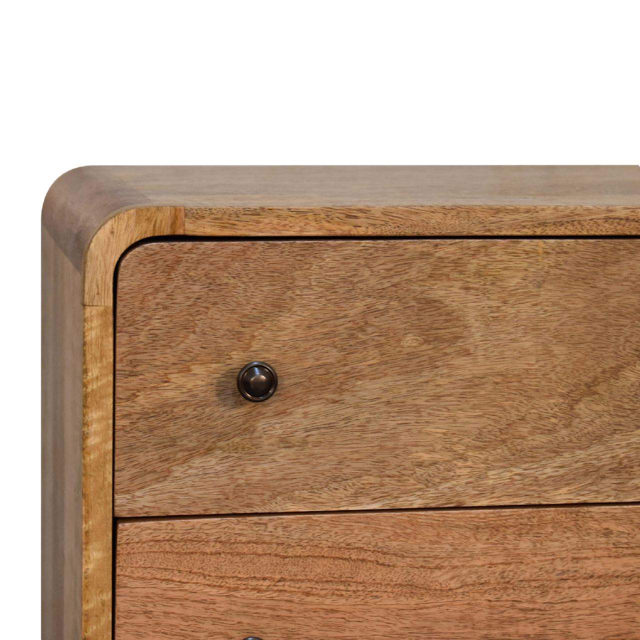 Mini Curved Oak Chest