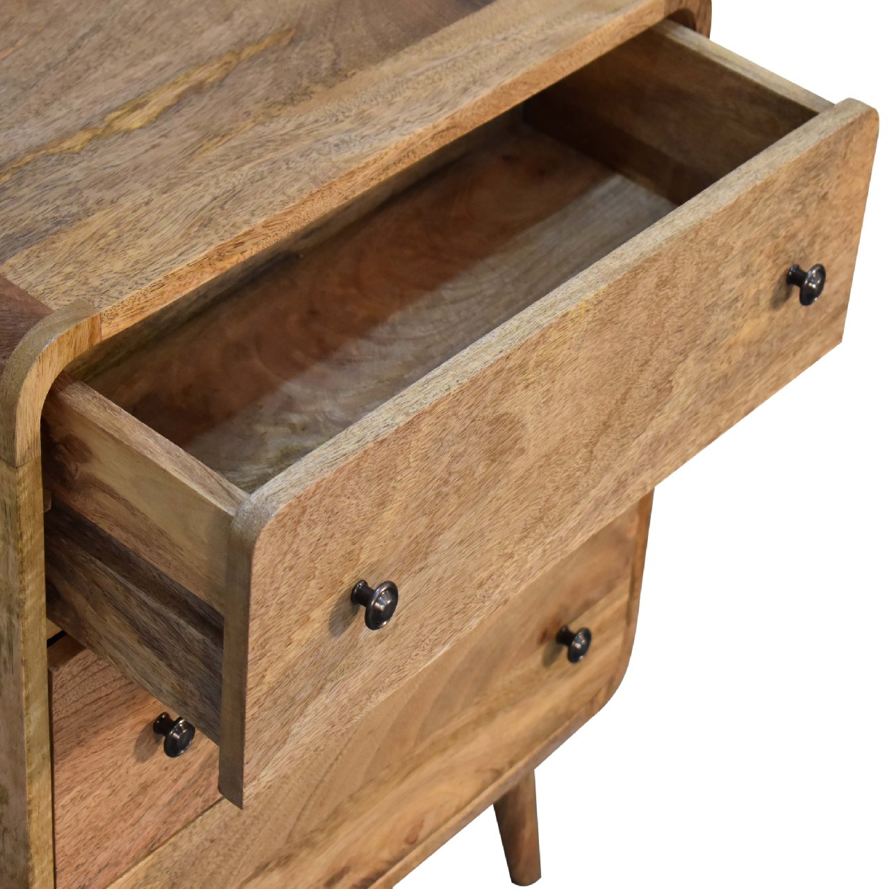 Mini Curved Oak Chest