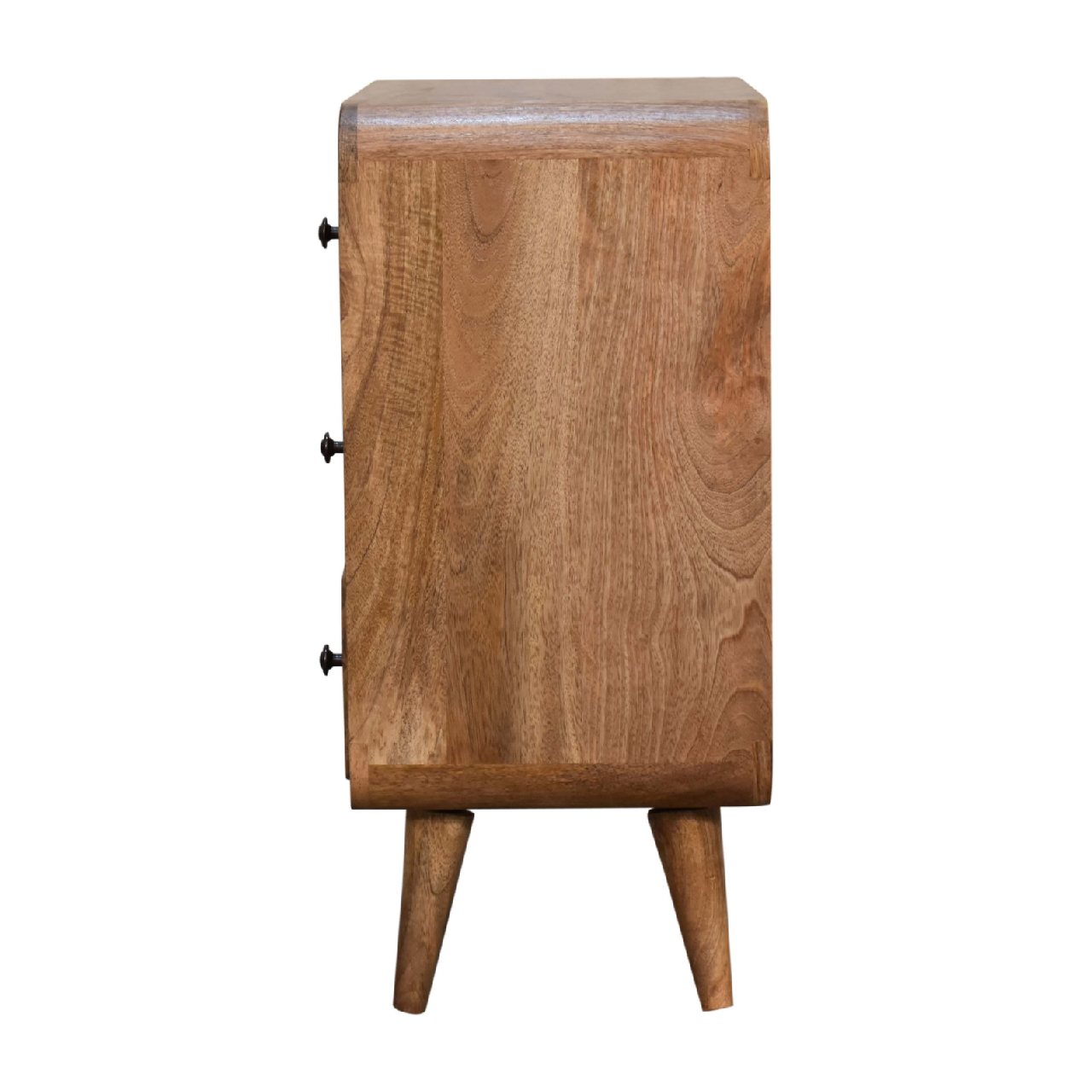 Mini Curved Oak Chest