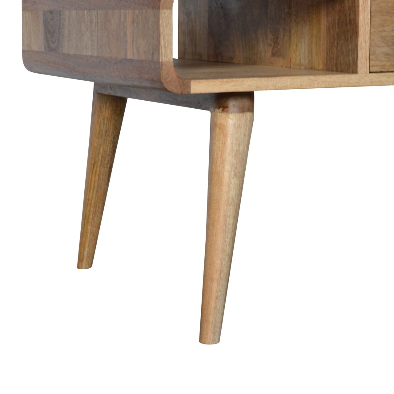 Curved Oak Coffee Table